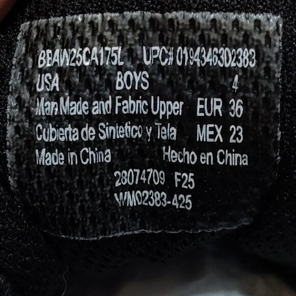 Athletic Works Light-Up Sneaker Boy 4 Bungee Laces Hook Loop Strap On/Off Switch - Picture 9 of 14